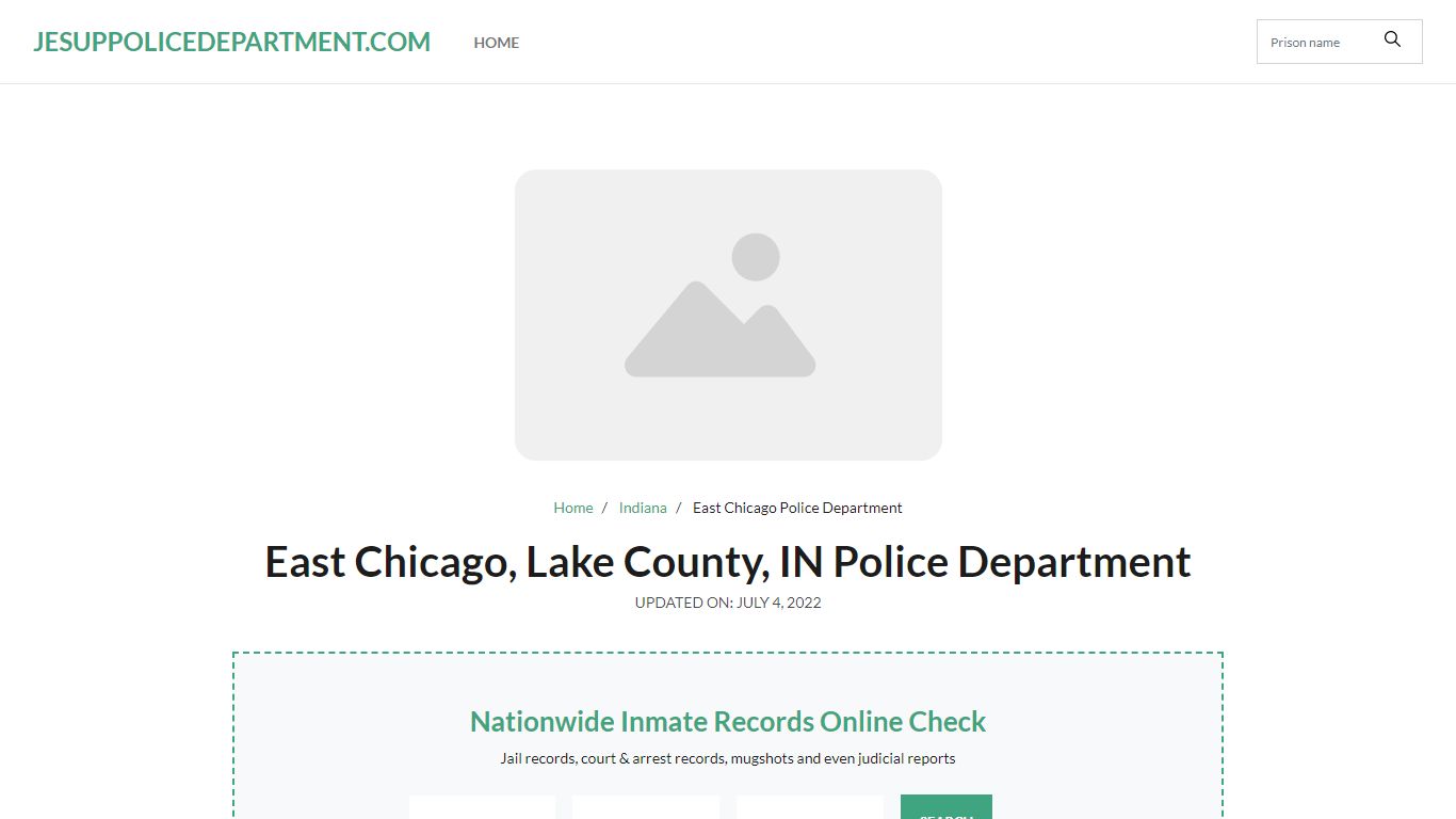 East Chicago, IN Police - City Jail Inmates, Arrests